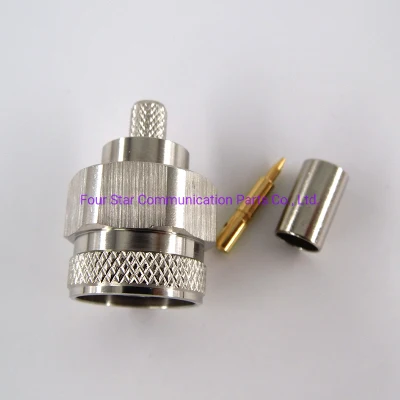 Cavo per antenna coassiale RF a crimpare maschio tipo N impermeabile Cavo LMR240 con terminali a spina
