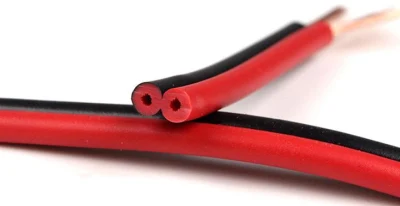 Bobina per cavo altoparlante rosso nero 2X2,5 mm2 rame stagnato rame Cavo audio intrecciato CCA