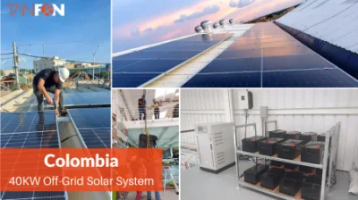 Sistema solare 30kw 10kw 20kw 15kVA 100kw completo solare Sistema per il sistema di energia solare off-grid da 40 kw