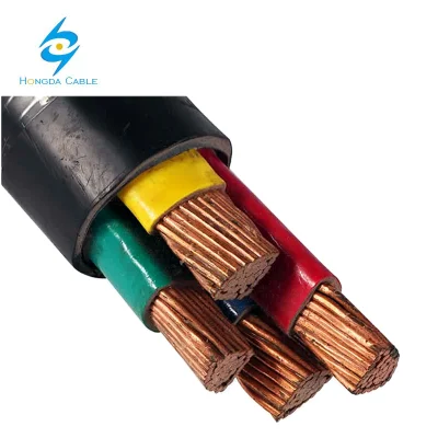 PVC XLPE trifase a 4 fili a bassa tensione 0.6/1 kv 4 Cavo di alimentazione in rame per sotterranei da 95 mm con conduttore
