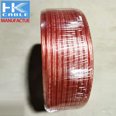 Isolamento in PVC 300V Cina produzione di rosso e nero AWM TCCA/CCA Cavo elettrico per altoparlanti in rame puro