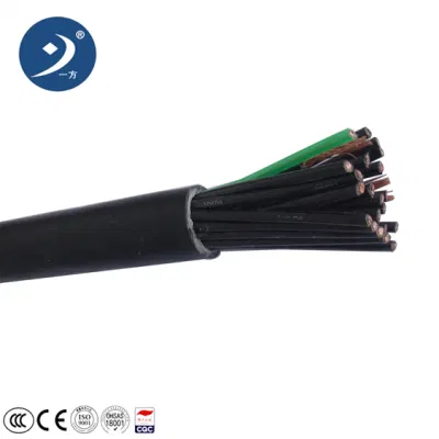Tacchino 12X1,5 mm2 Cu Kvv XLPE PVC isolato schermato flessibile Rvvp Cavo di comando Kvv cavo di comando