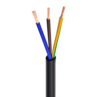 Produttore cavo piatto a filo elettrico 2 conduttore 3 conduttore 1.5 2.5 cavo e filo in PVC flessibile con guaina da 4 mm quadrati UL2586