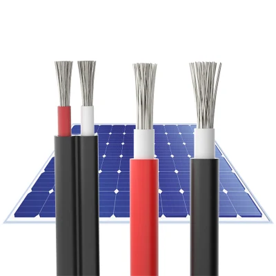 Cavo fotovoltaico fotovoltaico per cavo fotovoltaico nero personalizzato da 6 mm2 per solare Centrali elettriche