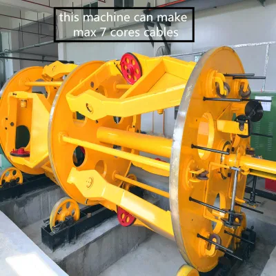 Cavi elettrici filo di rame linea di produzione cavi con nastro E Armoring
