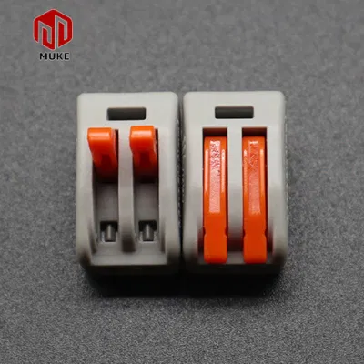 Kit connettori per fili a leva per 24-12 AWG per solidi e. Cavi intrecciati connettori per fili a scollegamento rapido ignifughi compatti
