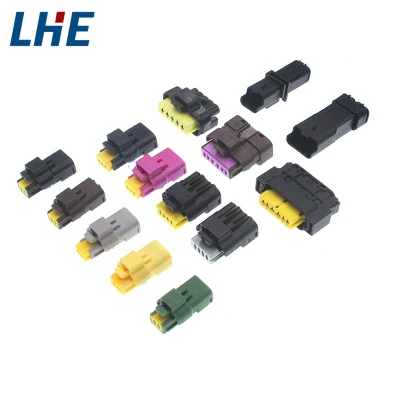 Connettore a filo in plastica auto PA66 con contenitore femmina 173853-1 a 18 pin TE