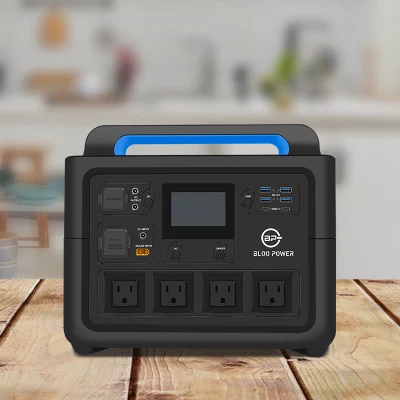 Generatore elettrico per campo da centrale elettrica Bloopower 1000 W 1500 W 2000 W 3000 W. Caricabatterie domestico LiFePO4 agli ioni di litio Mini a uscita multipla
