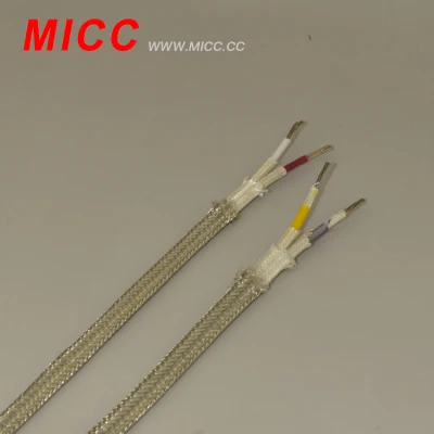 Cavo per termocoppia in fibra di silice vetrosa 1200c per alte temperature MICC