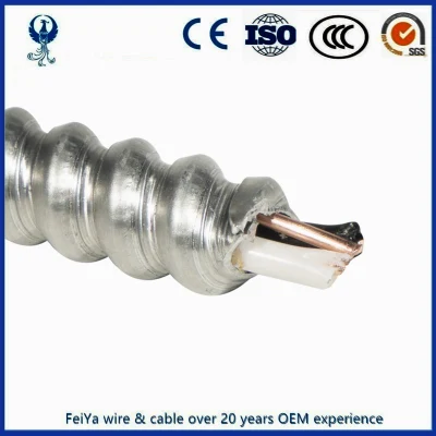 Cavo AC90 14/2 12/2 14/3 14/2 Bx AWG al rame Cavo blindato con certificato C-S-a per il Canada