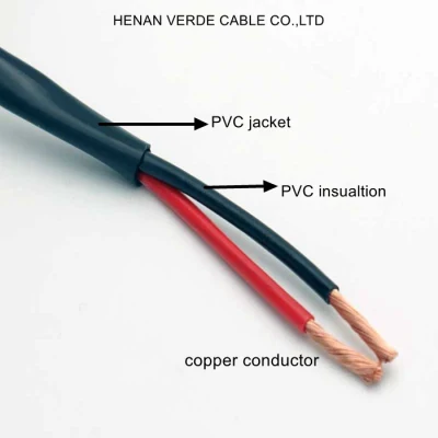 Cavo elettrico audio a 2 conduttori 4core 1.5mm in PVC flessibile 2,5 mm Cavo dell&prime;altoparlante di alimentazione