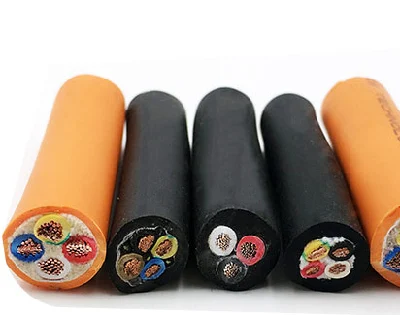 Filo elettrico conduttore in rame PVC isolato PVC/gomma guaina filo rotondo / cavi elettrici per l&prime;abitazione