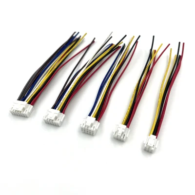 Compressori ZH pH EH XH 1.0 1.25 1.5 2.0 personalizzati da 2,54 mm Passo 2 3 4 5 connettore a 6 pin impianto elettrico personalizzato Cavo assemblato terminale cavo cavo cavo cavo JST Molex