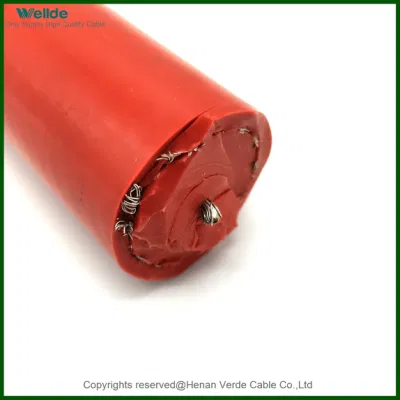 Cavo flessibile per alte temperature 0,5 mm 0,75 mm 2,5mm 14AWG 500 V 50 kv Cavo in gomma siliconica schermato intrecciato in rame stagnato