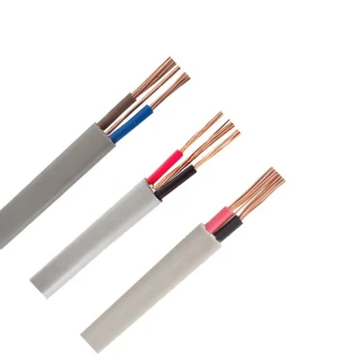 2 conduttori piatti da 2,5 mm2 e filo di massa 2 4 mm elettr. Twin e. Cavo di messa a terra