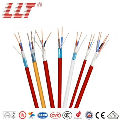 1.5mm, 2.5mm, cavo flessibile del segnalatore d&prime;incendio di incendio del collegare elettrico 2core per i multi rivelatori di fumo del sensore
