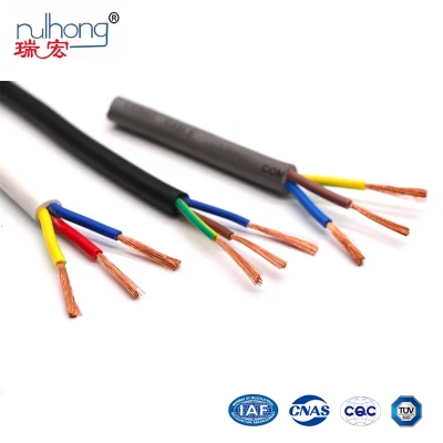 Cina, fornitura in fabbrica CCC Standard 60227 IEC 53 RVV OEM Filo isolante in PVC elettrico in rame da 0.75-2,5 mm2