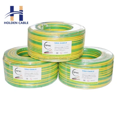 Cavo elettrico in rame singolo da 2,5 mm 1,5 mm 6 mm