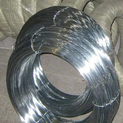 Filo di acciaio zincato a caldo di alta qualità filo metallico elettrico galvanizzato ASTM filo di zinco standard da 2 mm 2,5 mm per produzione, costruzione, confezionamento, materiale a rete