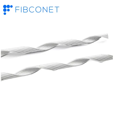 Cavo intrecciato in acciaio rivestito in alluminio come materiali principali Morsetto di tensione in fibra ottica
