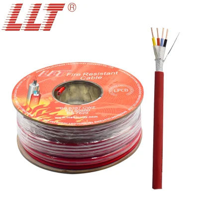 Cavo Rated di collegare elettrico del cavo 1mm 1.5mm di memoria di colore rosso 3 del cavo di fuoco dell&prime;allarme flessibile 2.5mm della prova
