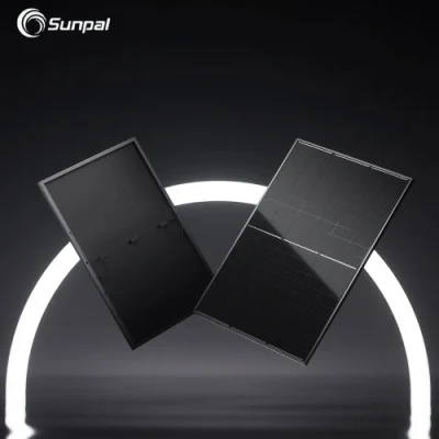 Sunpal IP68 Black Frame House pannello solare Prezzo 400watt 405W Pannello solare Techo 410 W 415 W per elettricità domestica