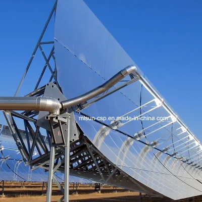 25 anni di vita parabolica trogolo solare calore termico utilizzo collettore Il sale fuso produce energia elettrica