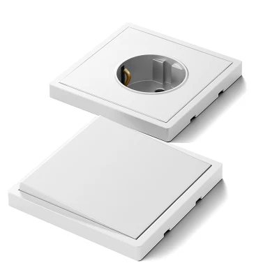 F300 connettore femmina Schuko grigio singolo Germania, francese, interruttore elettrico Russia Presa a muro presa spina UE