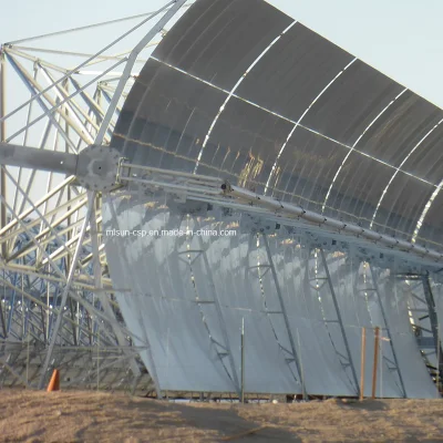 25 anni di vita parabolica trogolo solare calore termico utilizzo collettore Il sale fuso produce energia elettrica