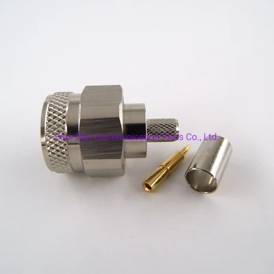 Cavo per antenna coassiale RF a crimpare maschio tipo N impermeabile Cavo LMR240 con terminali a spina