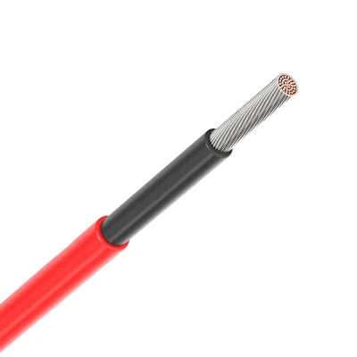Pannello solare c.c. con cavo fotovoltaico TUV UL approvato XLPE da 4 mm/6 mm/10 mm Cavo di alimentazione