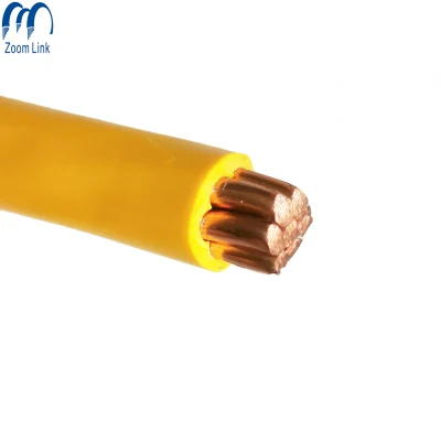 Copertura in PVC filo di rame Thw/Tw AWG 14 12 10 8 6 cavo elettrico solido/intrecciato