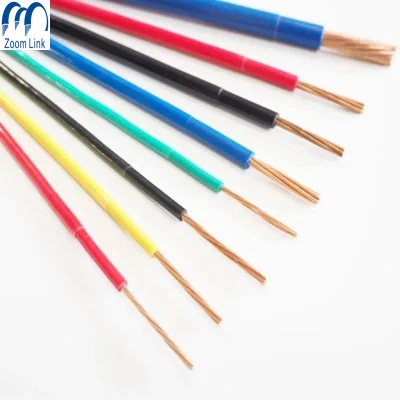 Copertura in PVC filo di rame Thw/Tw AWG 14 12 10 8 6 cavo elettrico solido/intrecciato