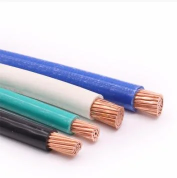 Filo elettrico da costruzione THHN a filo colorato personalizzato 2 3.5 5.5 Mm per il mercato filippino