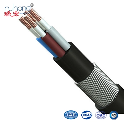 0.6/1kv a bassa tensione 25mm 35mm 50mm 70mm 95mm alimentazione per uso sotterraneo Armored Cavo elettrico rivestito in metallo