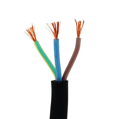 Rivestimento in PVC di rame schermato doppio isolato in PE UL20379 standard UL Cavo elettrico a 3 conduttori per computer