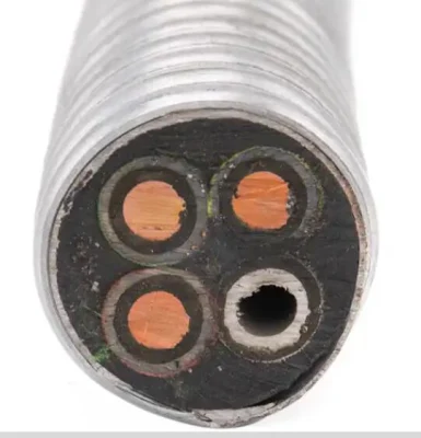 Cavo di alimentazione da 2 AWG per cavo ESP per pompa elettrica sommersa Armatura