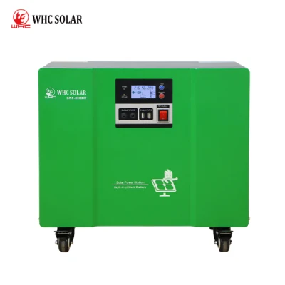 WHC Casa Kit completo sistema solare pannello sistema solare Home Centrale elettrica a griglia da 2000 W.