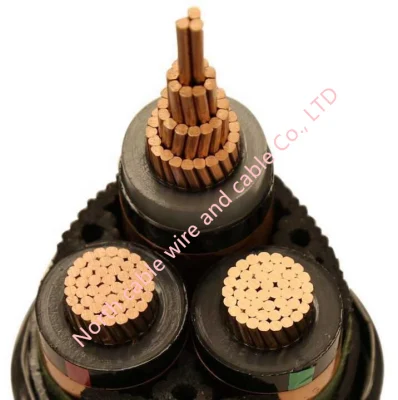 AS/NZS nylon rinforzato con Swa isolato in rame XLPE IGNIFUGO 11kv a 3 nuclei Cavo di alimentazione a media e alta tensione intrecciato con guaina MDPE