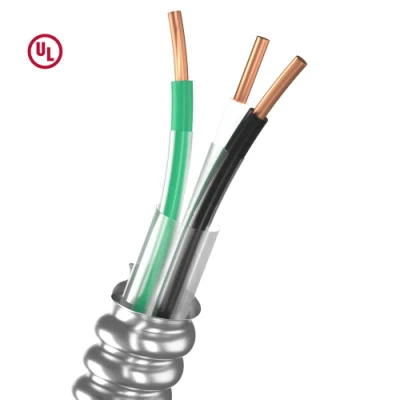 Cavo UL1569 Mc/Bx/AC90/Teck90 in cavo intrecciato al con conduttore THHN/Thwn/Xhhn 600 V FT4