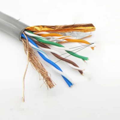 Cavo OFC CCA BC Tc Wag24 da 0,5 mm in PVC SFTP Cat5e