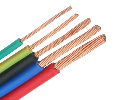 Cavo elettrico a trefoli in rame con approvazione UL BVR mm PVC Cavi elettrici flessibili con nucleo multicentrico a doppia guaina isolata