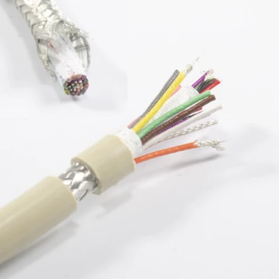 Cavo per RM non magnetico a 24 conduttori con 12 coassiali RF 32 AWG E 12 diametro esterno complessivo del filo di segnale 8,5 mm e diametro a. Protezione 6,75 mm
