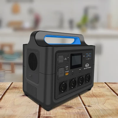Display LED Bloopower per batteria al litio fosfato di ferro da trekking RV Alimentazione CA fuori rete energia solare Banca mobile generatore elettrico Potenza
