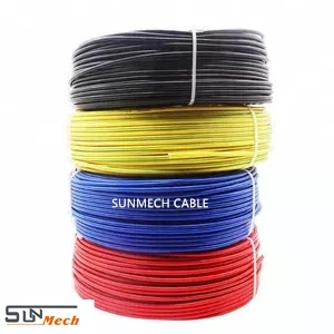 Cavo elettrico 1,0 mm 1,5mm 2,5mm 4.0mm 6.0mm 2X1,5mm 2X2,5 mm 2X4mm Cavo flessibile cavo elettrico in rame nudo isolato singolo