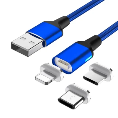 Illuminazione micro USB magnetica tipo C 3 in 1 RT-Mc16 Cavo di ricarica rapida