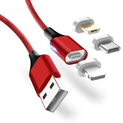 Illuminazione micro USB magnetica tipo C 3 in 1 RT-Mc16 Cavo di ricarica rapida