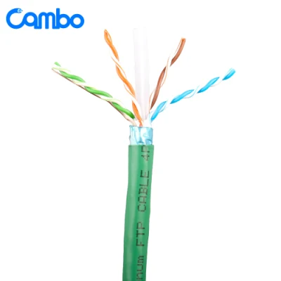 FTP cavo CAT6 Prezzo fabbrica rame puro Produttore Prezzo all&prime;ingrosso specializzato in FTP Categoria 6 cavo 23AWG 0.56mm, 0.52mm, 0.48mm