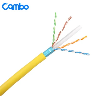 FTP cavo CAT6 Prezzo fabbrica rame puro Produttore Prezzo all&prime;ingrosso specializzato in FTP Categoria 6 cavo 23AWG 0.56mm, 0.52mm, 0.48mm