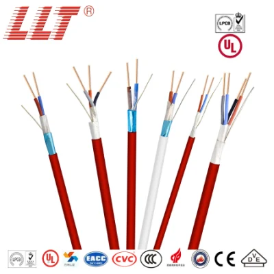 Cavo Rated di collegare elettrico del cavo 1mm 1.5mm di memoria di colore rosso 3 del cavo di fuoco dell&prime;allarme flessibile 2.5mm della prova